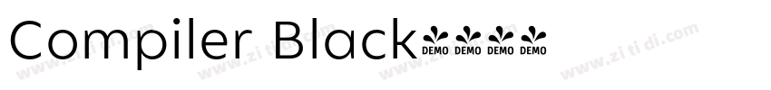 Compiler Black字体转换